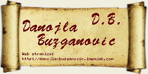 Danojla Buzganović vizit kartica